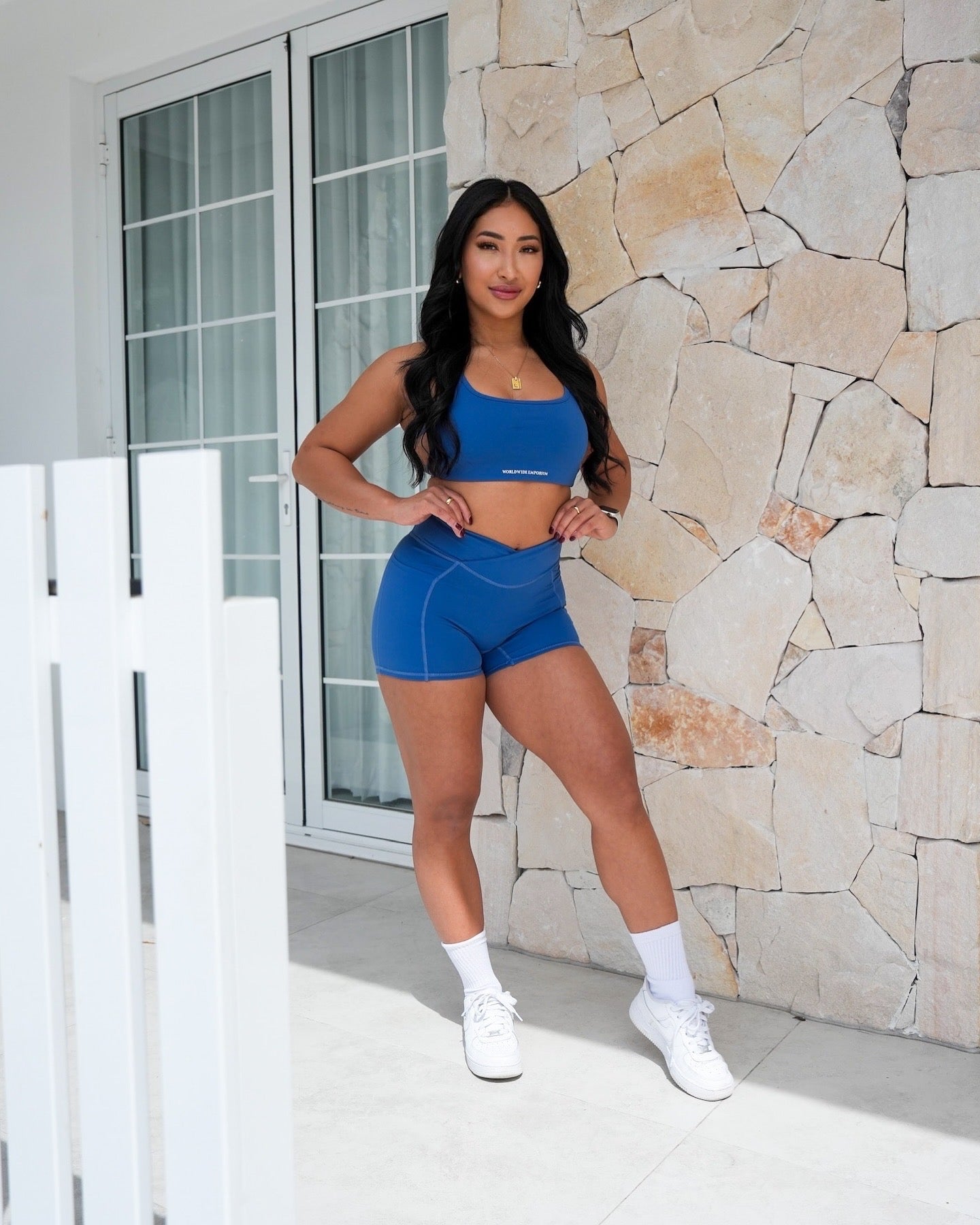 Bella Midnight Set - Booty Shorts & Top | Activewear