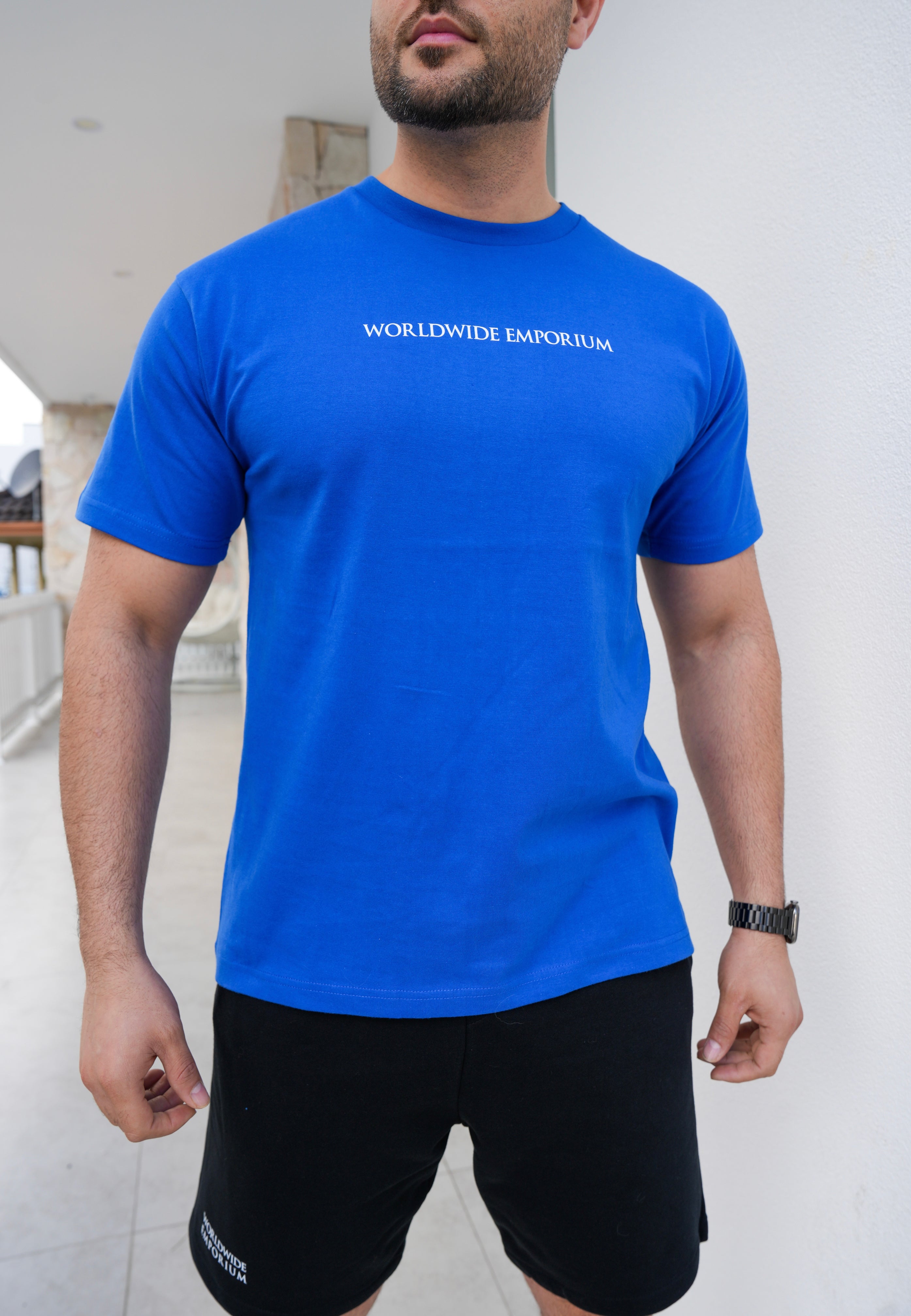 Royal blue T-shirt