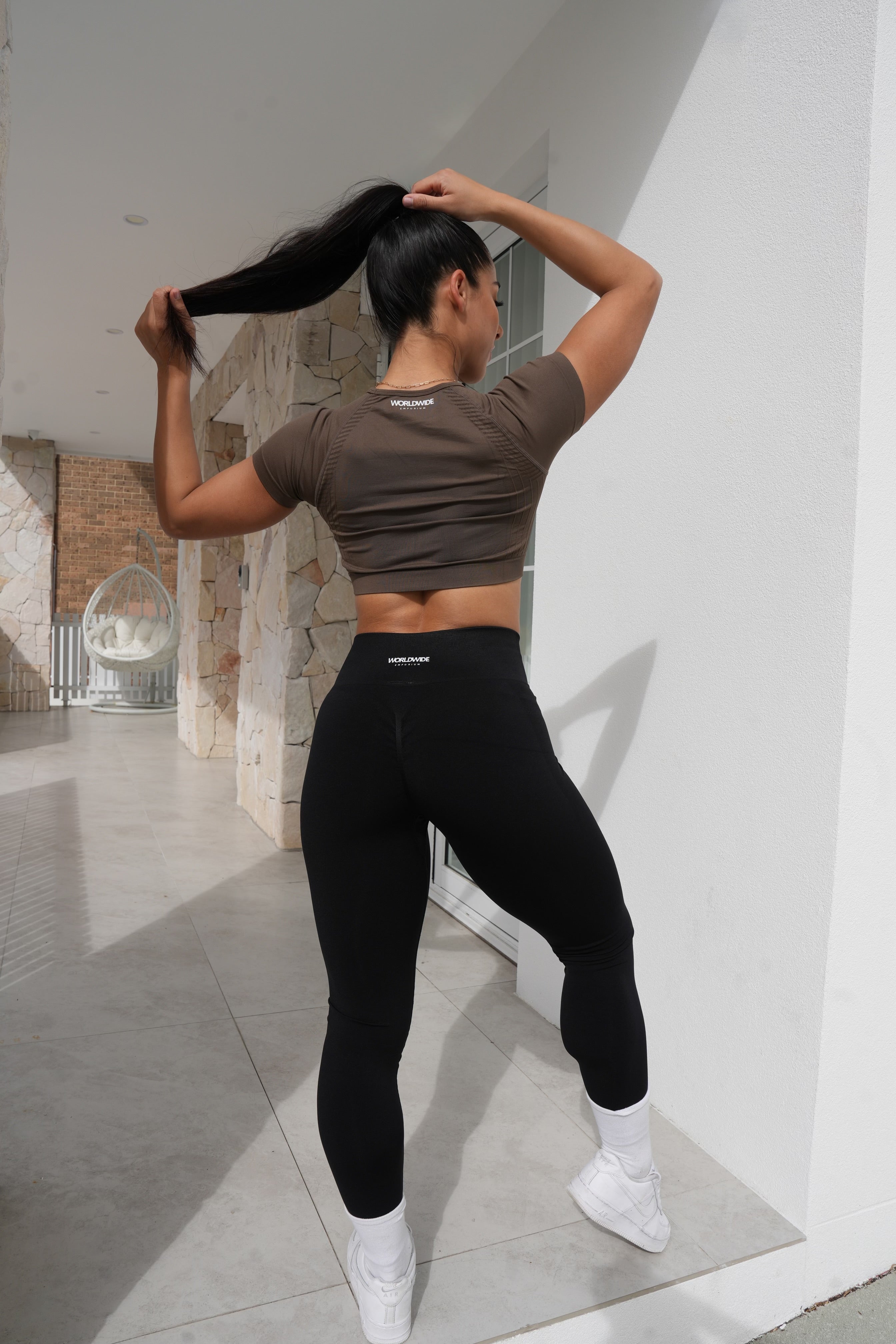 Sleek Black Perform - Booty leggings Only | Activewear