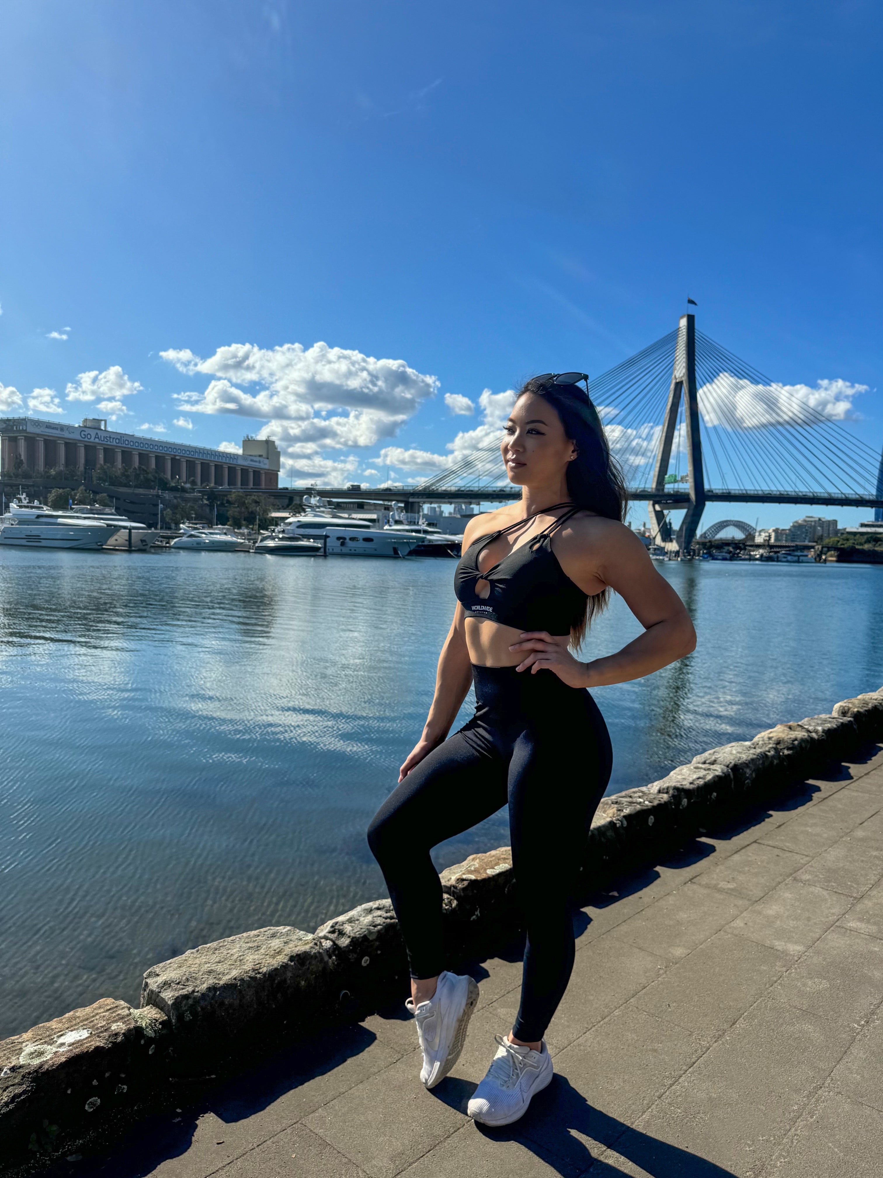 Sleek Black Perform - Booty leggings Only | Activewear